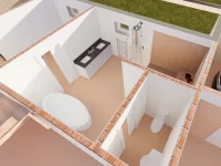 Diseño de casas en la montaña y escaneado 3D en Rumanía