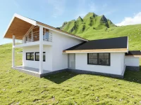 Diseño de casas en la montaña y escaneado 3D en Rumanía