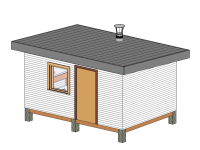 mountain refuge 3D