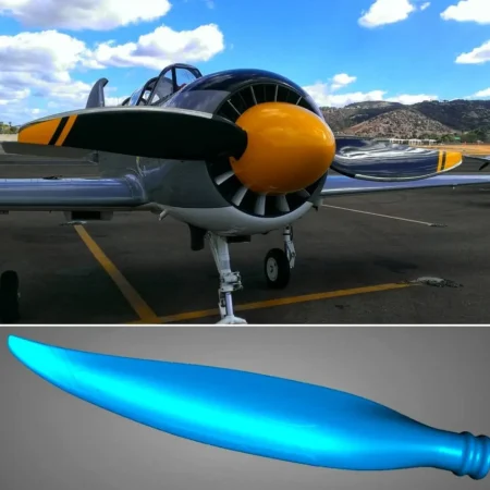 Ingeniería inversa de palas de hélice